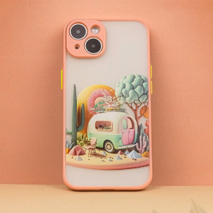 Ultra Trendy suojakuori iPhone 14 6,1' Travel pinkki