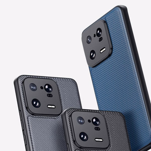Dux Ducis Fino Suojakuori Xiaomi 13 Pro:lle silikonisella kehyksellä sininen