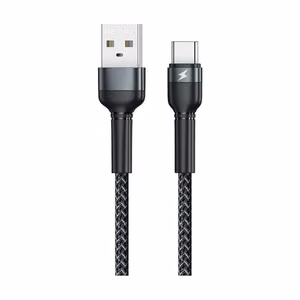 USB cable Remax RC-124a USB-A to USB-C 1.0m black