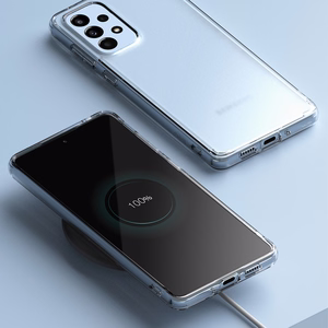 Ringke Fusion Fusion Matte tpu tapauksessa läpikuultava Samsung Galaxy A73 geeli kehys