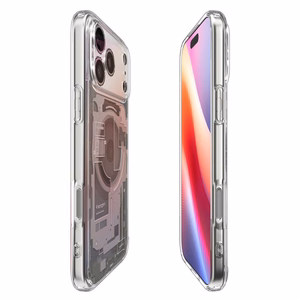 Spigen Ultra Hybrid Mag Magsafe Suojakuori iPhone 17 Pro:lle Zero One Natural Titanium