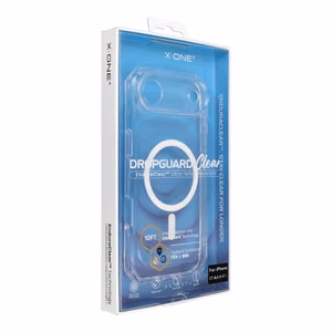 X-ONE Endura Clear Suojakuori (MagSafe yhteensopiva) - Apple iPhone 17 Air:lle läpinäkyvä