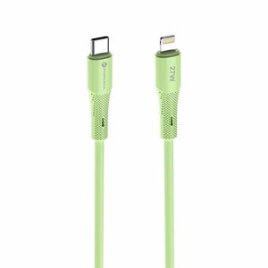 Kaapeli USB C - Lightning Forcell F-Energy PD 3A 27W Silikoninen 1 m C346 vihreä