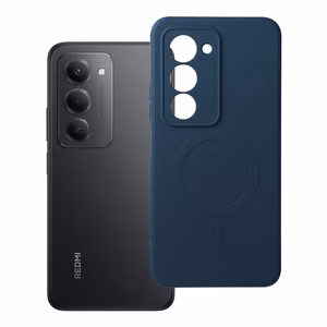 Case for Xiaomi Redmi 15 4G / 5G (171,1mm) Silicone Mag Cover compatible with MagSafe blue