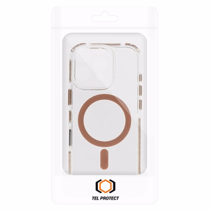 Tel Protect Strap Clear Suojakuori iPhone 17 Air:lle kultainen