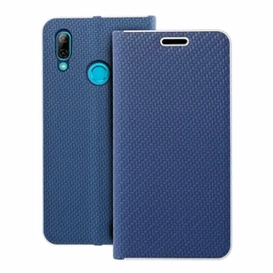 Läppäsuojakuori Huawei P Smart 2019:lle Luna Book Carbon sininen