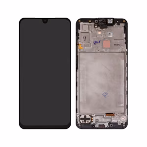 LCD-kosketusnäyttö kehyksellä Samsung A175 A17 4G / A176 A17 5G -puhelimeen, musta, ORG