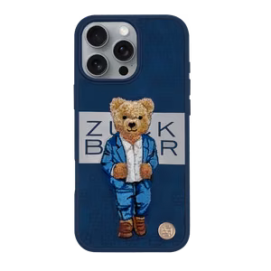 Zuck Bear Paris Gentleman iPhone 16 Suojakuori Suit