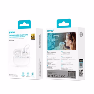 BWOO Bluetooth-kuulokkeet BW39 TWS juoksuun valkoinen