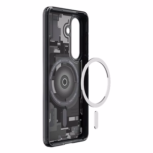Spigen Ultra Hybrid Mag MagSafe suojakuori Samsung Galaxy S26:lle Zero One musta
