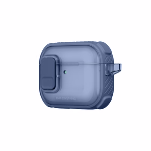 AmazingThing Titan Pro Mag Case Clear Suojakuori AirPods Pro 3 -kuulokkeille - sininen