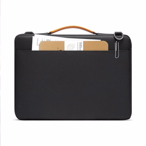 Tech-Protect Defender Bag for 15-16 Laptop - Black and Orange