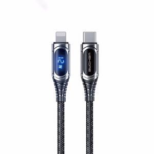 WEKOME WDC-167 Sakin Series USB-C–Lightning-lataus- ja datakaapeli, 1 m, PD 20 W, Tarnish -värinen