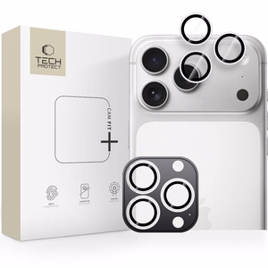 Tech-Protect Camring Fit+ kamerasuoja iPhone 14 Pro / Max / 15 Pro / Max / 16 Pro / Max / 17 Pro / Max:lle - Hopeinen