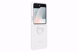Samsung silikonisuojakuori Samsung Galaxy Z Flip7 FE - valkoinen