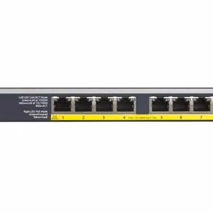 Hallitsematon 8-porttinen Gigabit Ethernet PoE+ -kytkin NETGEAR GS108LP FlexPoE-tuella, 60 W, musta/harmaa