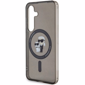 Karl Lagerfeld Suojakuori Samsung Galaxy S24:lle KLHMS24SHGKCNOK musta HC MAGSAFE IML C
