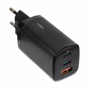 iBOX C-65 musta, GaN 65W -yleislaturi