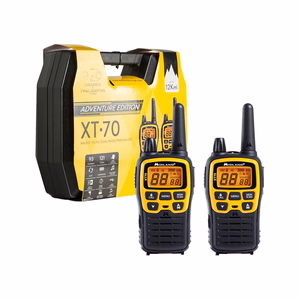 MIDLAND XT70 PMR-käsiradiopuhelimet kantolaukussa