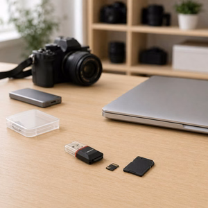 Esperanza EA134K kortinlukija musta, hopeinen, läpinäkyvä USB 2.0