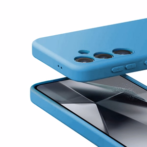 Crong Color Cover -suojakuori Samsung Galaxy S24:lle, sininen