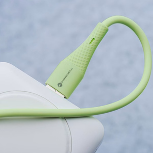 Kaapeli USB C - Lightning Forcell F-Energy PD 3A 27W Silikoninen 1 m C346 vihreä