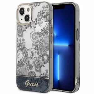 Guess GUHCP14MHGPLHG iPhone 14 Plus 6.7 "harmaa / harmaa kovakotelo posliini kokoelma