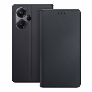 3mk Wallet Case lompakkokotelo läppäkannella Xiaomi Redmi Note 13 Pro+ - musta