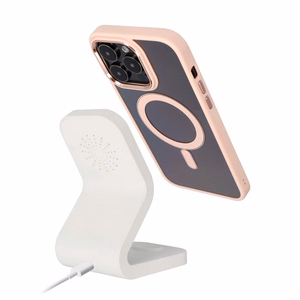 Suojakuori iPhone 12 / 12 PRO:lle Color Edge Mag Cover yhteensopiva MagSafe vaaleanpunainen