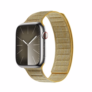 Crong Melange magnetic strap for Apple Watch 38 / 40 / 41 mm and 42 mm (Series 10 / 11), yellow melange