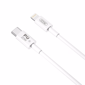 XO kaapeli NB-Q189B PD USB-C - Lightning 2,0m 20W valkoinen