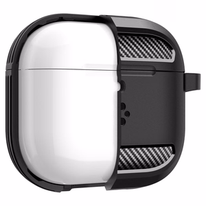 Spigen Rugged Armor Suojakuori AirPods 4:lle - Musta