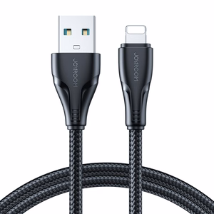 Joyroom Surpass Series A11 USB-A / Lightning 2.4A kaapeli 2m - musta