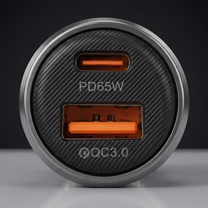 Blavec autolaturi BS-05B-C Nitro - USB + Type C - QC 3.0 18W PD 65W ja Type C - Type C -kaapeli (CCBS05BCN-UCB) musta
