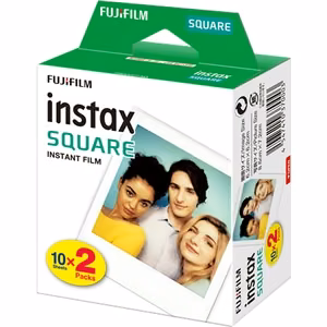 Fujifilm instant-camera film Instax Square Glossy (4547410549157) – 20 exposures, 62 × 62 mm