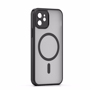 Mag Matt case for iPhone 12 6,1" black camera protection