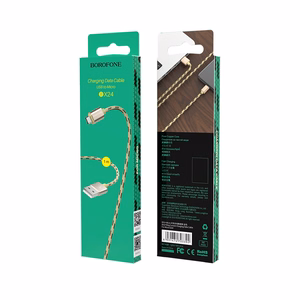 Borofone Cable BX24 Ring Current - USB to Micro USB - 2,4A 1 metre gold