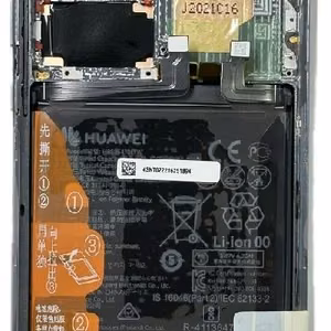 LCD-näyttö Huawei P50 PRO kosketusnäytöllä, kehyksellä ja akulla Golden Black alkuperäinen (service pack)