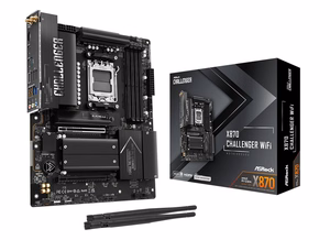 ASROCK X870CHALLENGERWIFI AMD X870 Socket AM5 ATX -emolevy, DDR5-SDRAM, 4 paikkaa, Wi-Fi, Bluetooth, 1 x M.2
