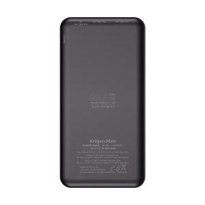 Kruger&Matz 20 000 mAh Li-pol -varavirtalähde QC- ja PD-toiminnoilla