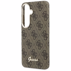 Guess suojakuori 4G Script MagSafe Samsung Galaxy S26:lle ruskea