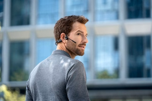 SHOKZ OpenComm2 2025 langattomat Bluetooth-luunjohtokuulokkeet videokokouksiin USB-C-latauksella, melunvaimentavalla mikrofonilla, musta