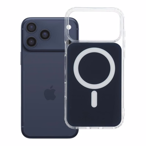 Suojakuori laitteelle iPhone 18 Pro Max / 17 Pro Max: Clear Fusion Mag Cover, MagSafe-yhteensopiva, väri: laivastonsininen