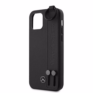 Mercedes Strap Line -kotelo iPhone 12 mini - musta