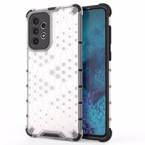 Honeycomb tapauksessa panssaroitu kansi geelirunko Samsung Galaxy A73 läpinäkyvää