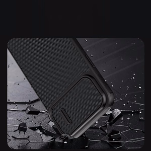 Nillkin Textured S Case iPhone 14 Plus armored cover with camera cover green