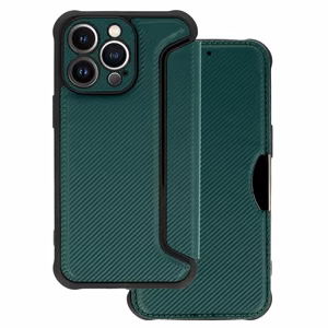 Razor Carbon Book Case for iPhone 13 Pro Max dark green