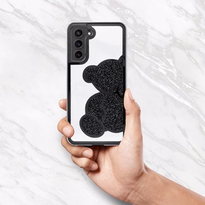 Teddy Bear suojakuori Samsung A37 5G:lle - musta