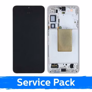 LCD-näyttö laitteelle Samsung S926 S24 Plus kehyksellä / koboltinvioletti / (Service Pack) + AKKU SISÄLTYY