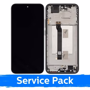 Xiaomi Redmi Note 15 Pro 5G -yhteensopiva LCD-näyttö kehyksellä / musta / (huoltopaketti)